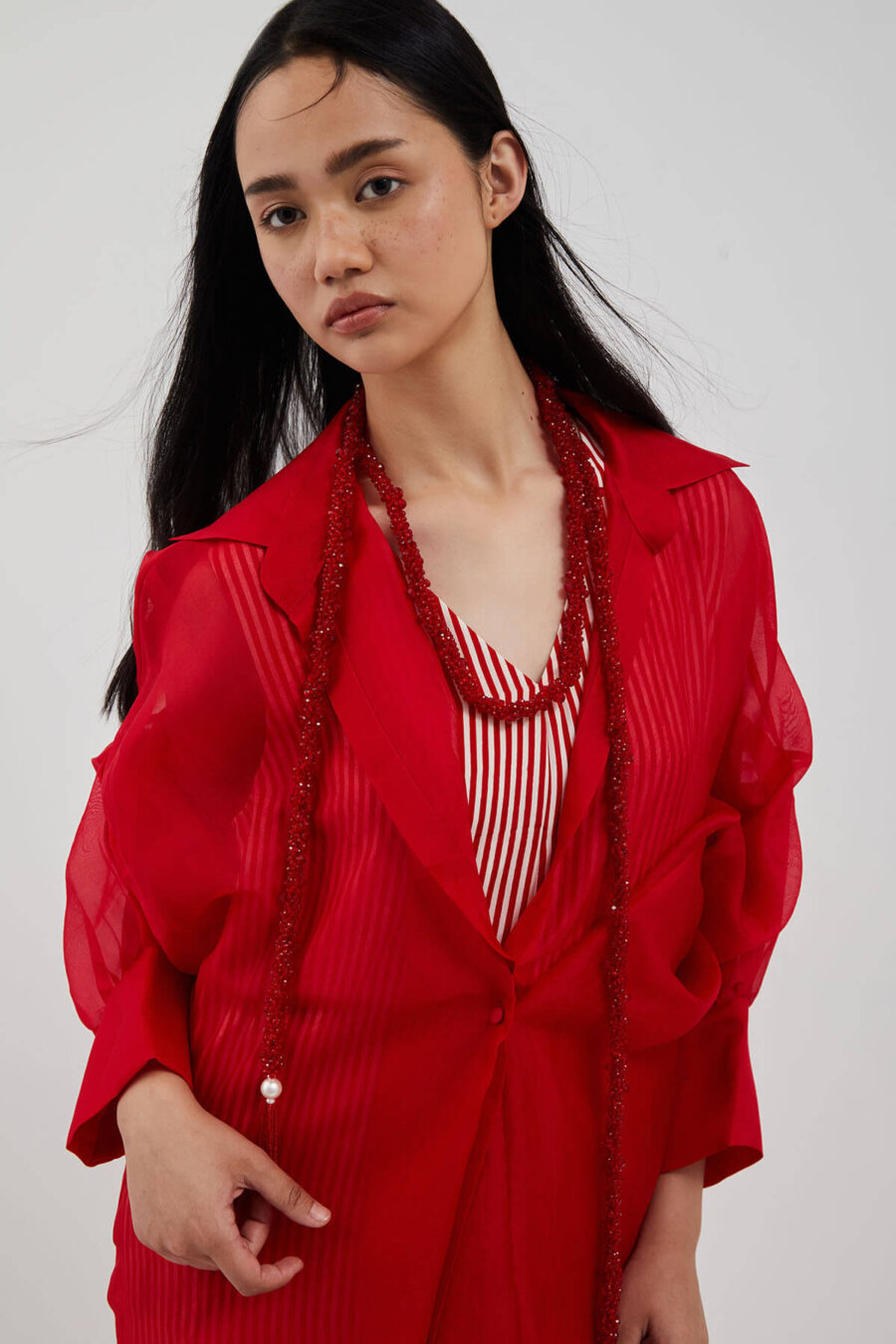 Moulin Shirt & Noir Jumpsuit Without Neckpiece - Image 3