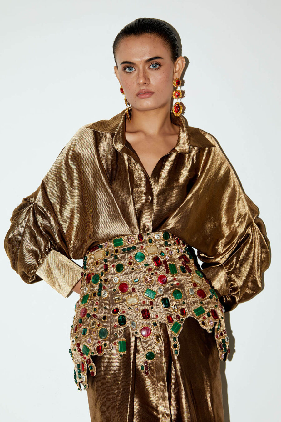 Eve Dress with Navratan Belt - Image 4