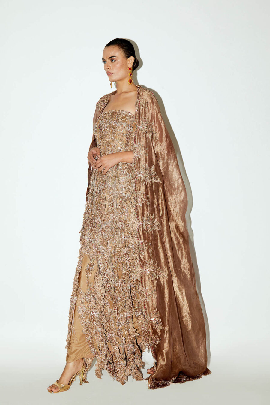 Harlow Dress & Venetia Cape - Image 3
