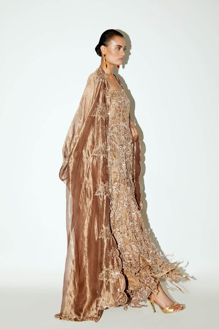 Harlow Dress & Venetia Cape - Image 4