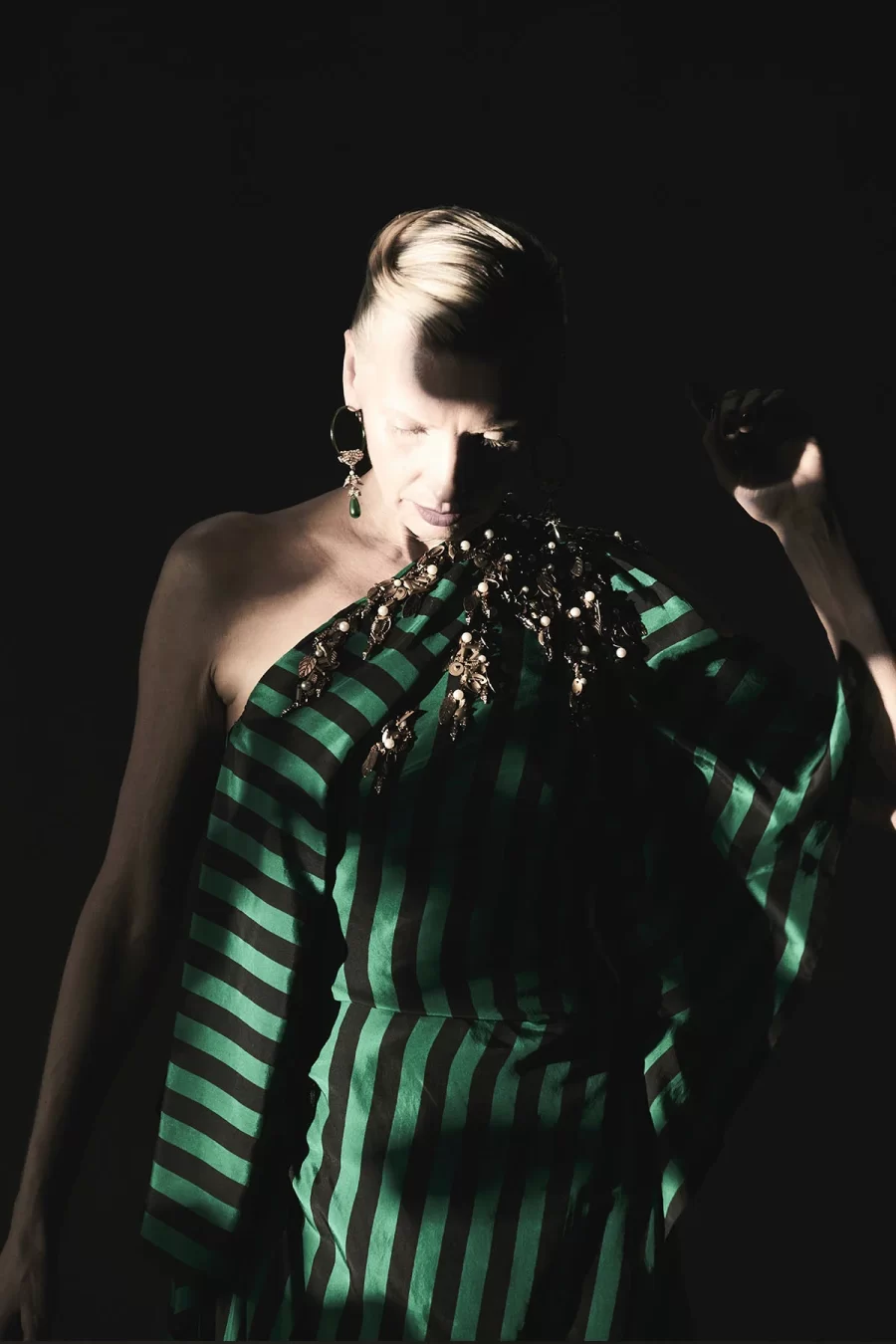 "Guntas" Assymetric Dress - Image 3