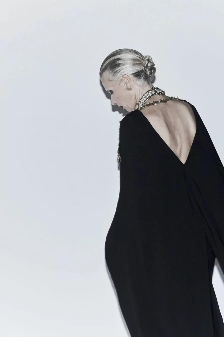 "Merlot" Drape Dress - Image 3